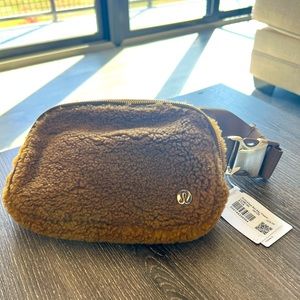 SOLD NWT lululemon fleece belt bag
